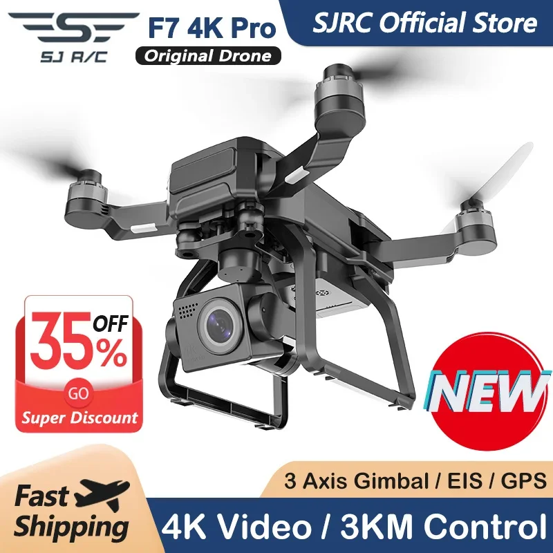 Drone Gimbal - SJRC F7 4K PRO Cámara Drone