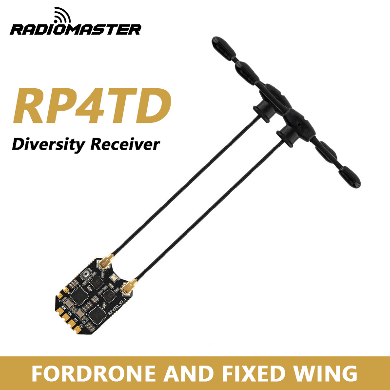 Drone Battery Strap - Receptor RadioMaster RP4TD ExpressLRS 2.4GHz con