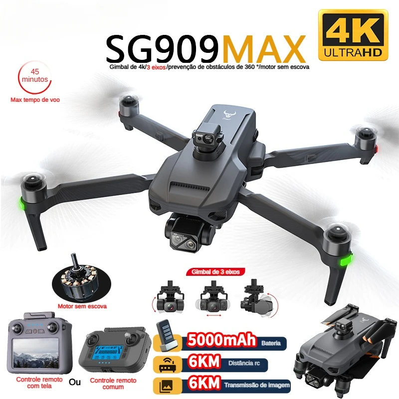 Drone Gimbal - ZLL SG909 SG909MAX Dron profesional con