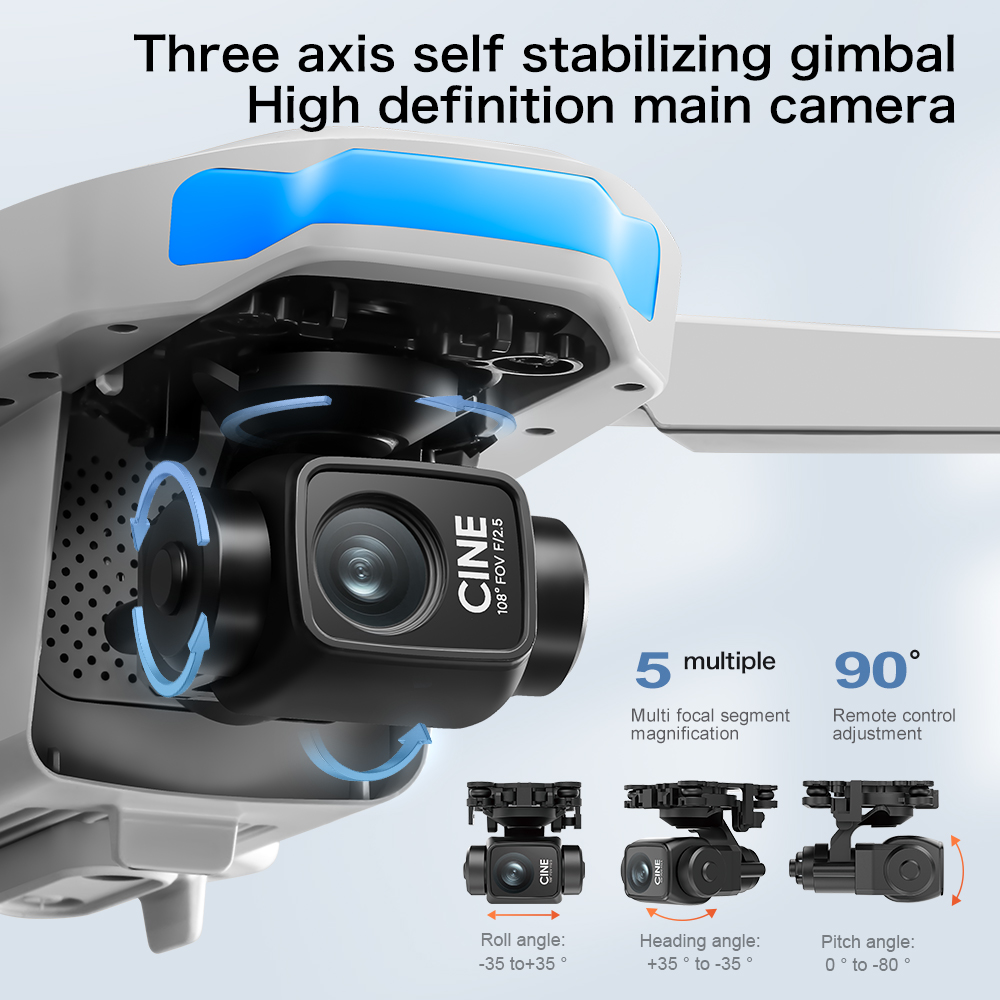 S-X1 MAX GPS Drone con cardán  - Drone Gps Mount reseña y precio