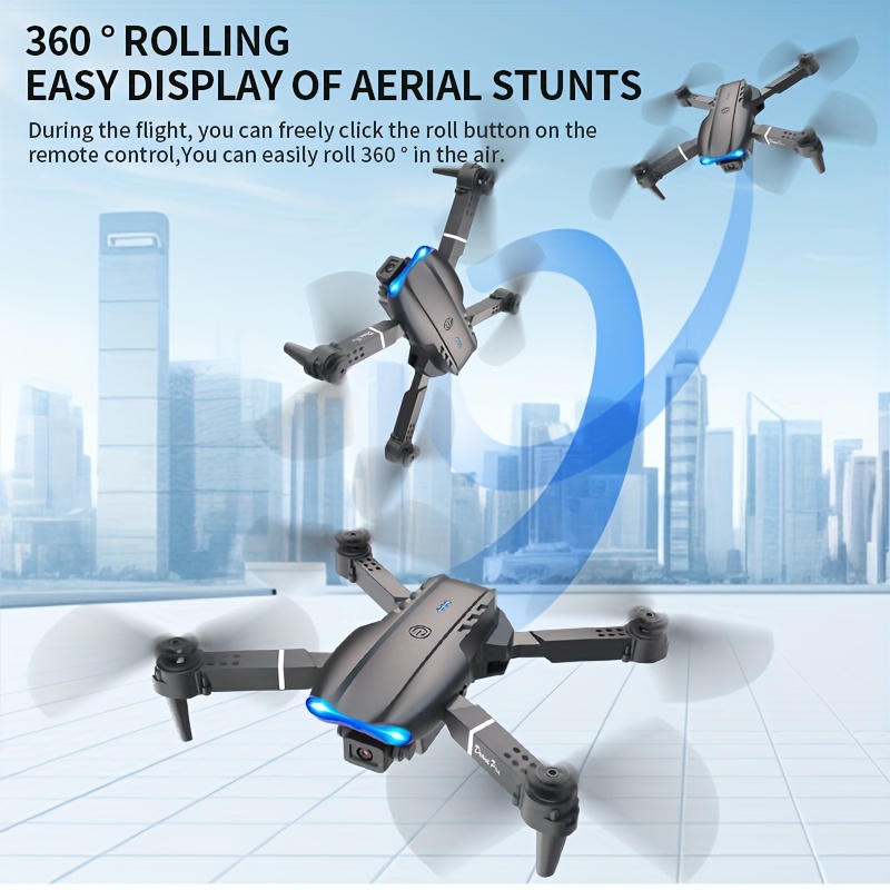 Dron plegable E99 PRO MAX con  - Drone Propeller Guard reseña y precio
